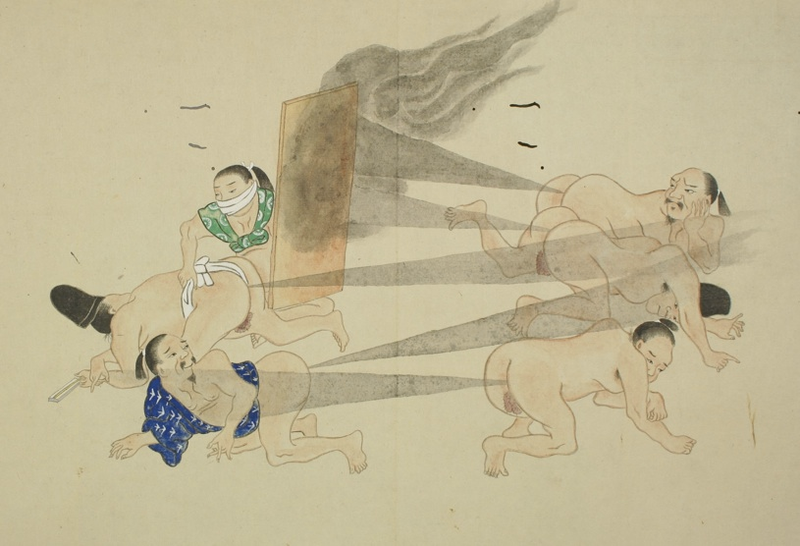 Illustration for article titled Japanese fart scrolls prove that human art peaked centuries ago